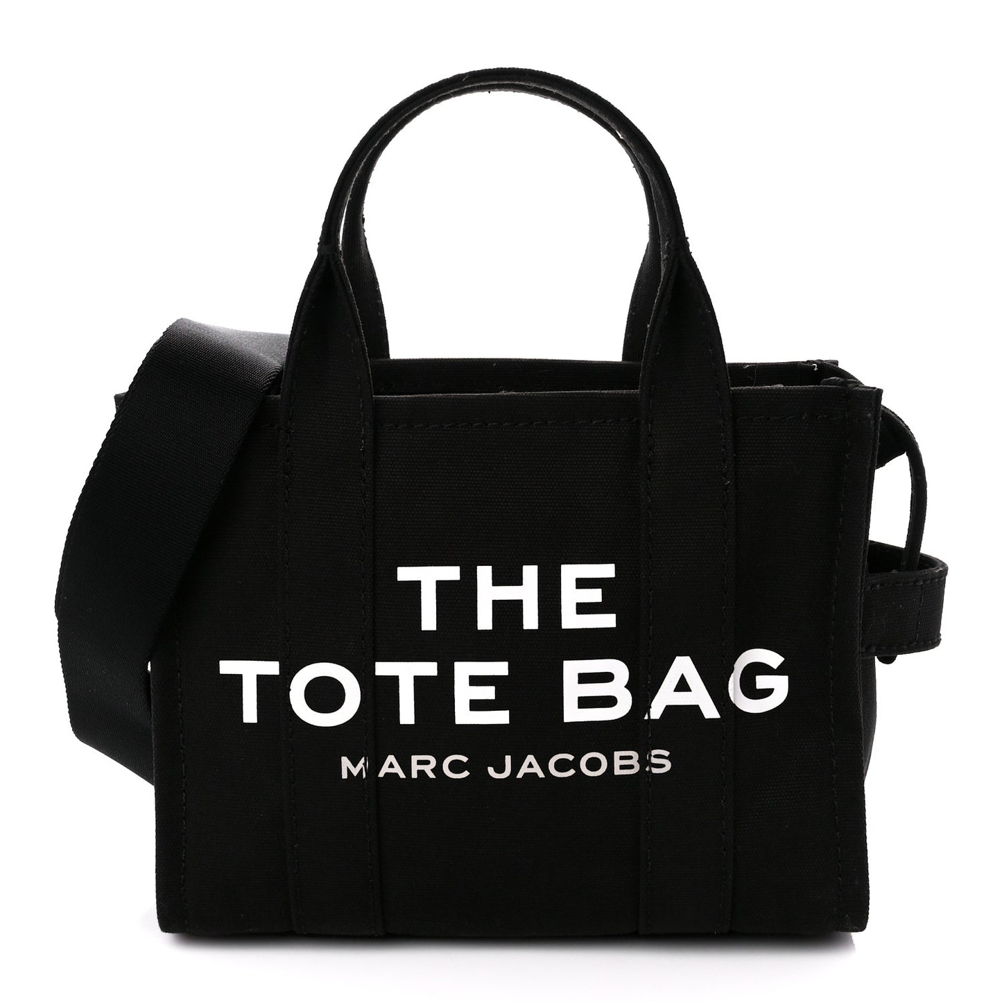 Cotton Canvas Small The Tote Bag Black