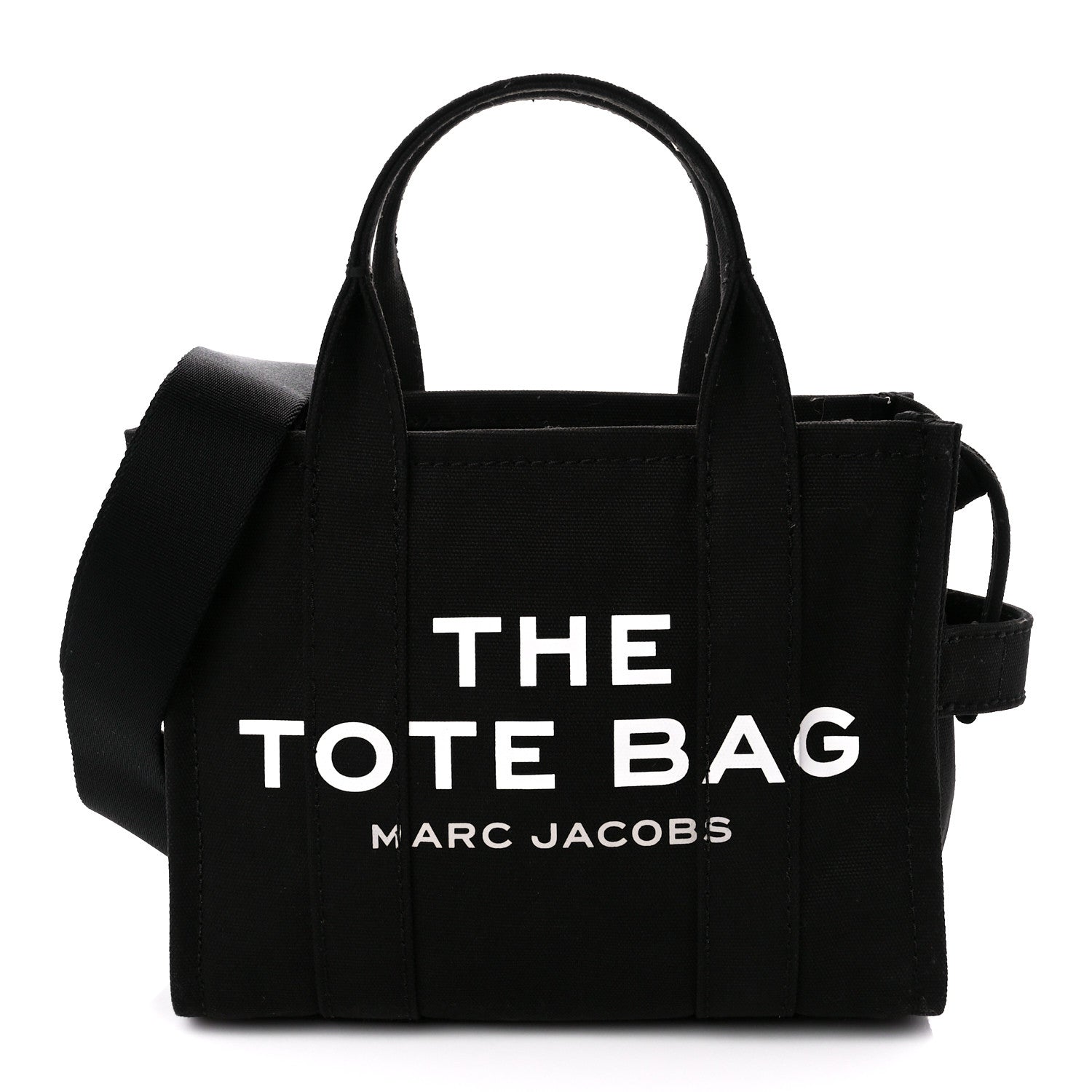 Marc Jacobs Cotton Canvas Small The Tote Bag Black 1 of 10