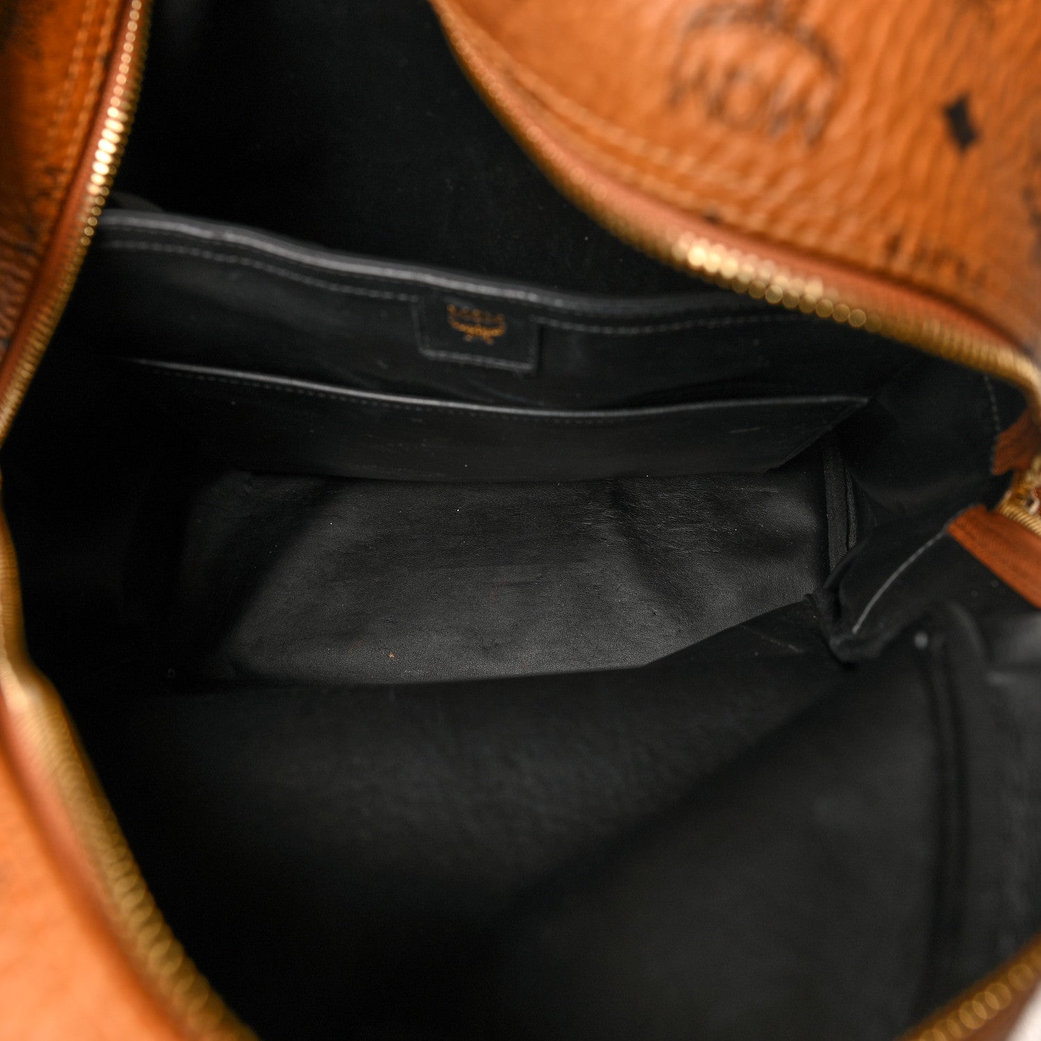 MCM Visetos Medium Side Studs Stark Backpack Cognac 5 of 9