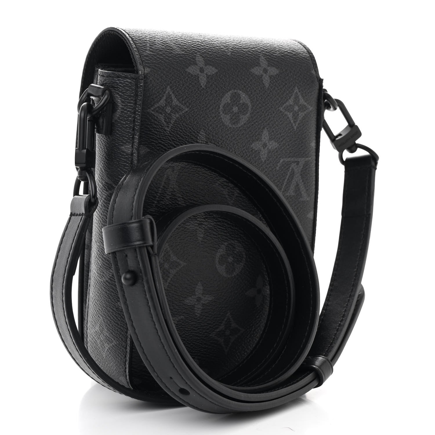 Louis Vuitton Monogram Eclipse S Lock Wearable Wallet 3 of 9