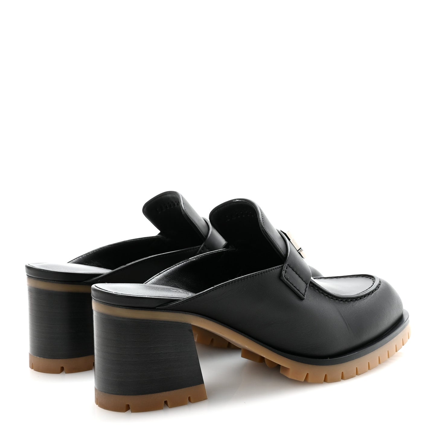 Calfskin Womens Flore 60 Mules 36 Black