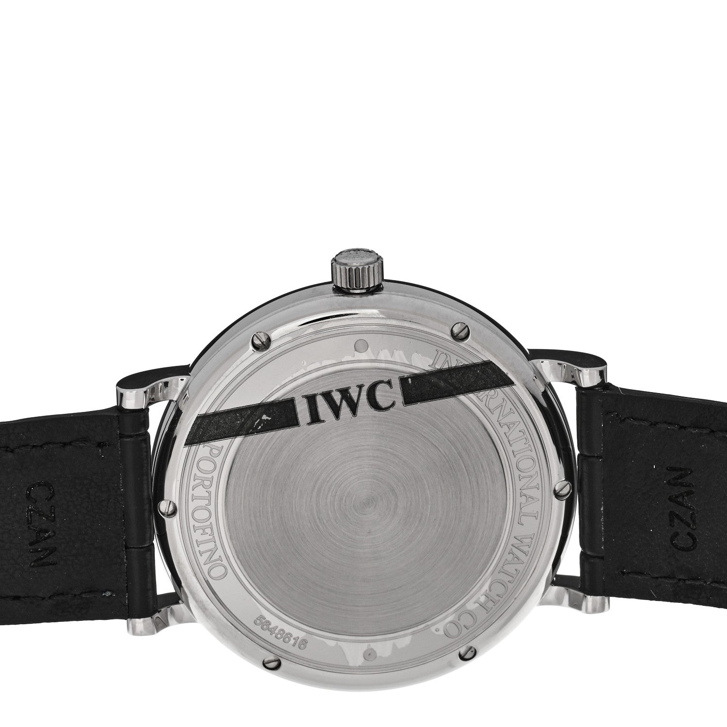 IWC Stainless Steel Alligator 40mm Portofino Automatic Watch IW356501 4 of 5