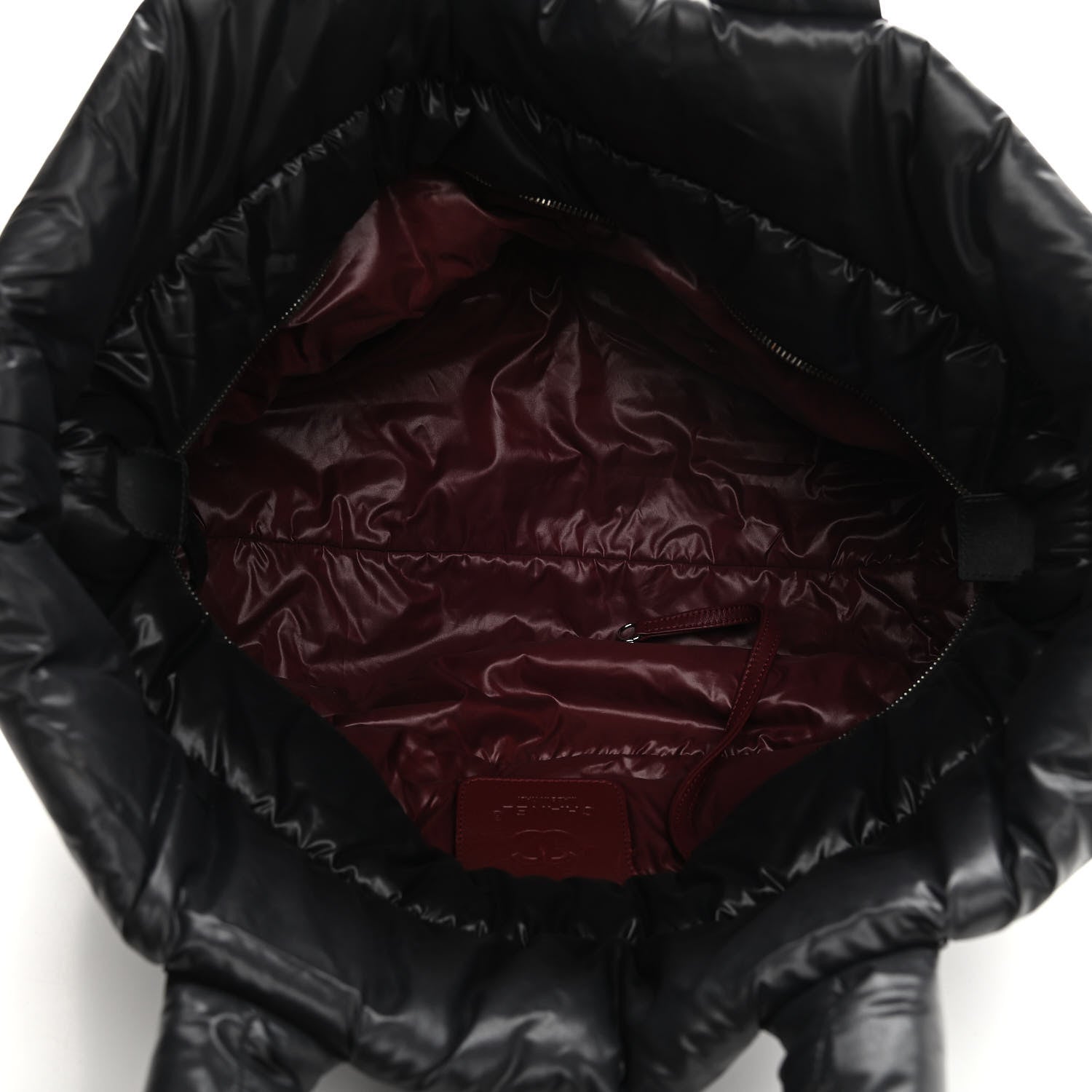 Chanel Nylon Quilted Large Coco Cocoon Tote Black 5 of 11