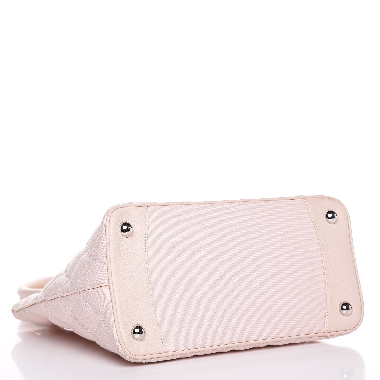 Chanel Canvas Caviar Tassel Tote Light Pink 4 of 18