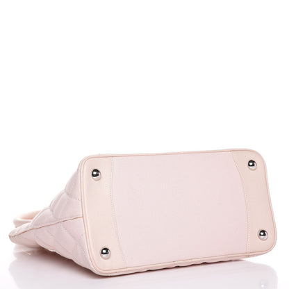 Chanel Canvas Caviar Tassel Tote Light Pink 4 of 18