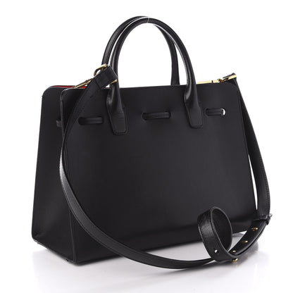 Mansur Gavriel Vegetable Tanned Calfskin Mini Mini Sun Bag Black Flamma 3 of 10