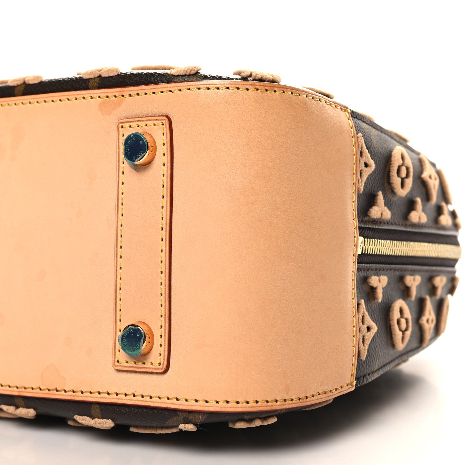 Louis Vuitton Monogram Tuffetage Deauville Cube Caramel 9 of 10
