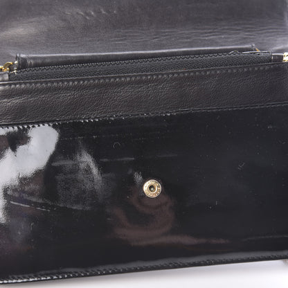 Chanel Patent Timeless CC Wallet On Chain WOC Black 12 of 14