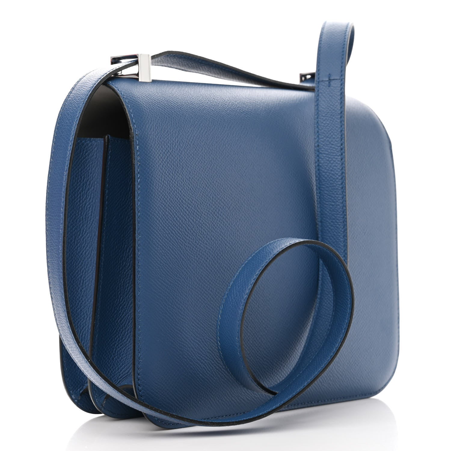 Hermes Epsom Constance Verso 24 Bleu Agate Gris Mouette 3 of 11