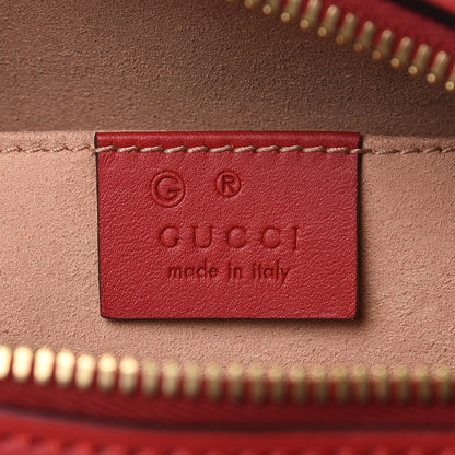 Gucci GG Supreme Monogram Blooms Mini Chain Shoulder Bag Beige Blue Navy Hibiscus Red 6 of 8