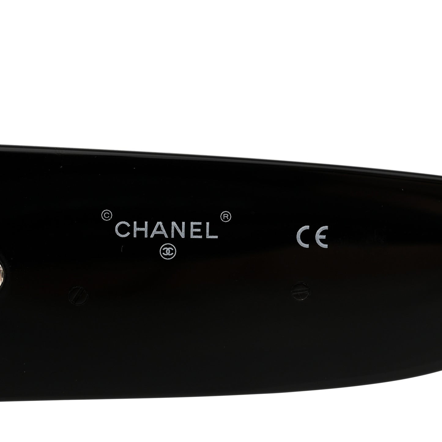 Acetate CC Logo Square Sunglasses 71472 Black