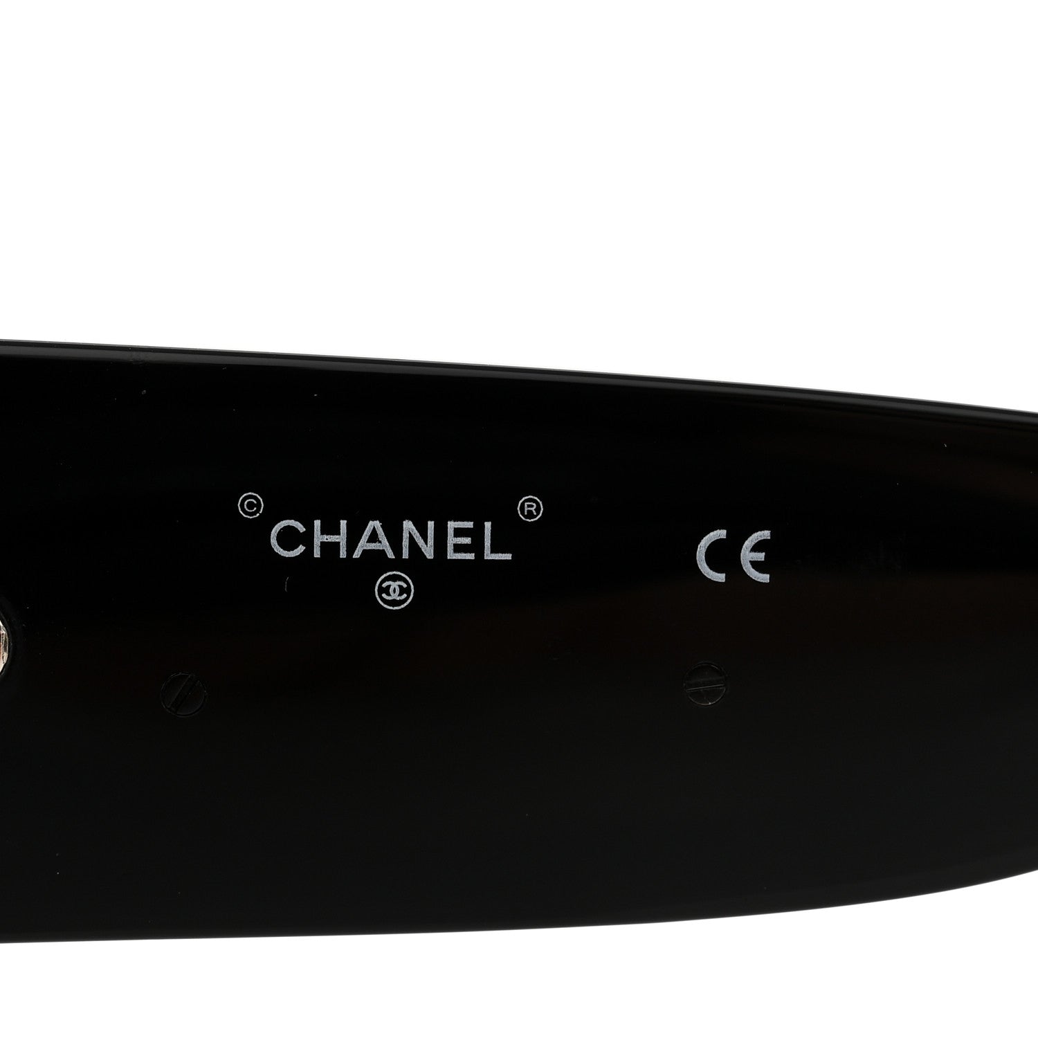 Chanel Acetate CC Logo Square Sunglasses 71472 Black 6 of 8