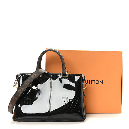 Louis Vuitton Patent Calfskin Miroir Tote Black 9 of 9