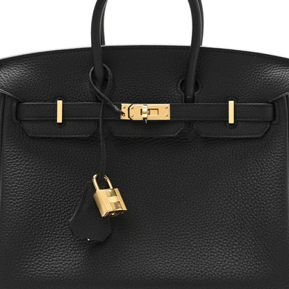 Hermes Togo Birkin 25 Black 8 of 11