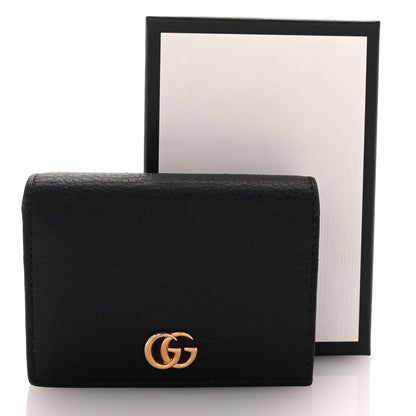 Gucci Dollar Calfskin GG Marmont Wallet Black Black 8 of 8
