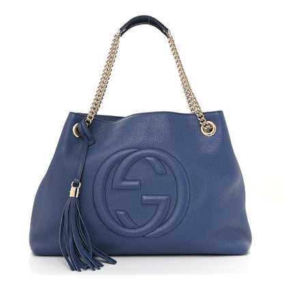 Gucci Cellarius Calfskin Medium Soho Chain Shoulder Bag Caspian 2 of 25