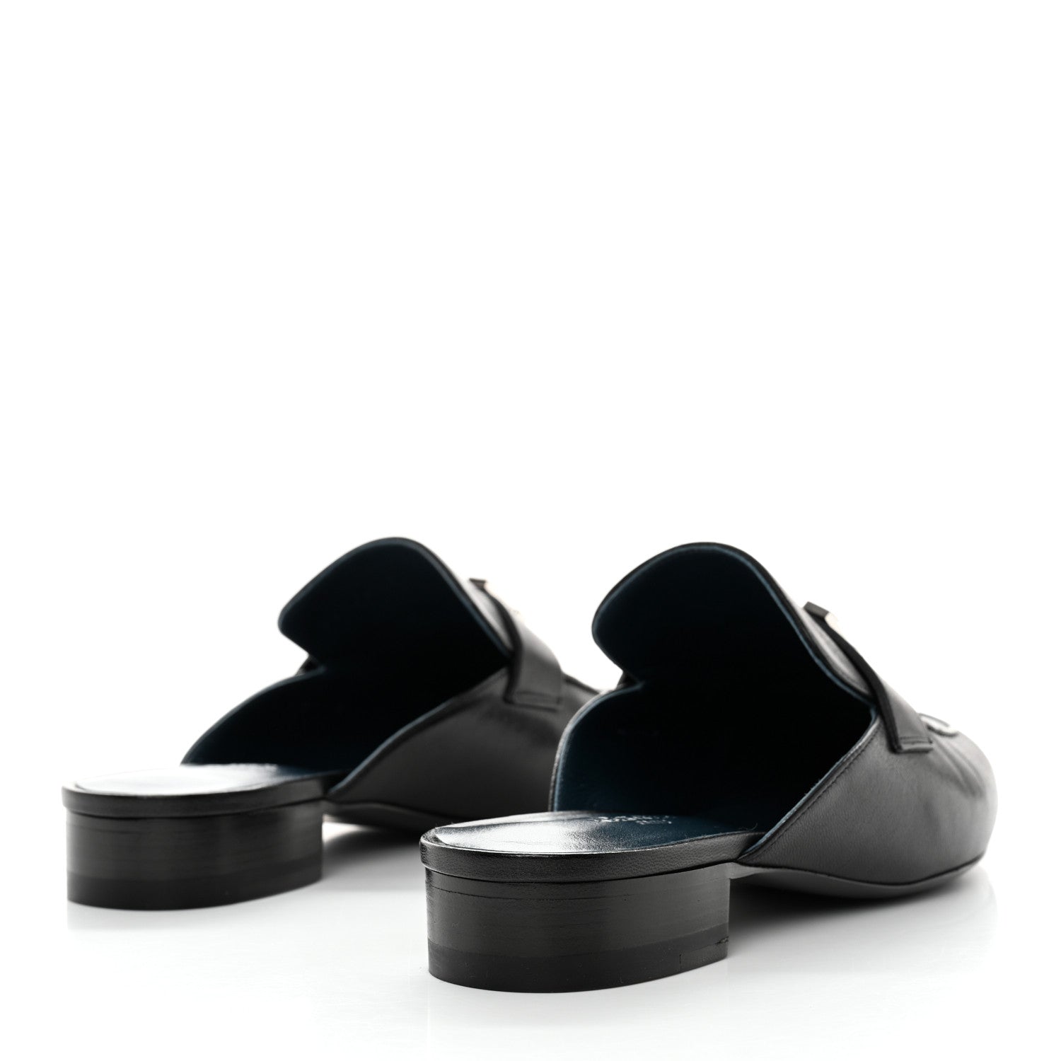 Hermes Goatskin Trocadero Mule 39 Black 4 of 9
