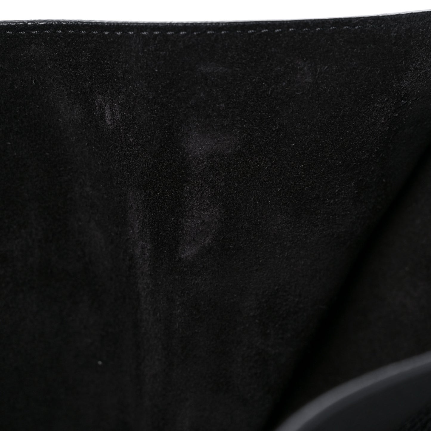 Supple Grained Calfskin Small Long Strap Big Bag Black