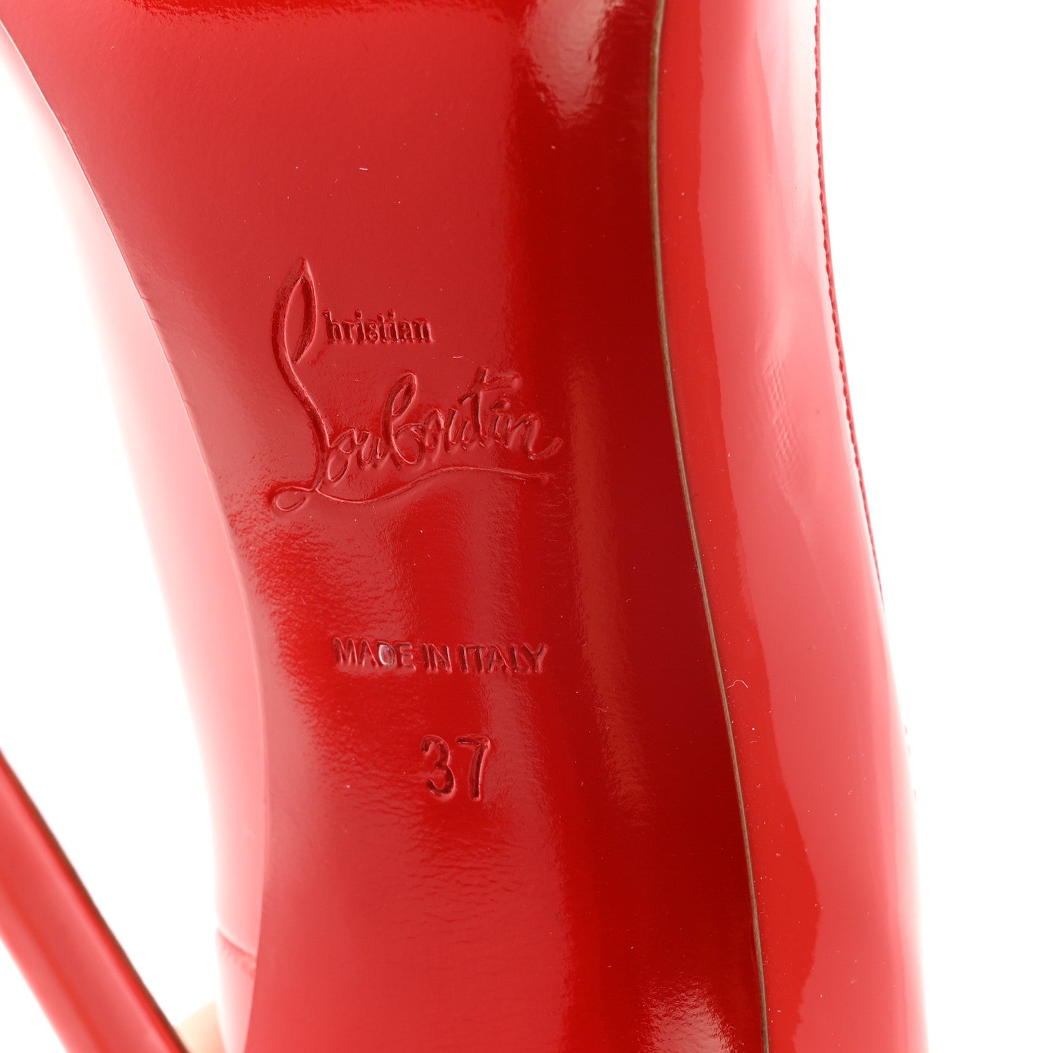 Christian Louboutin Patent So Kate 120 Pumps 37 Poppy 7 of 9