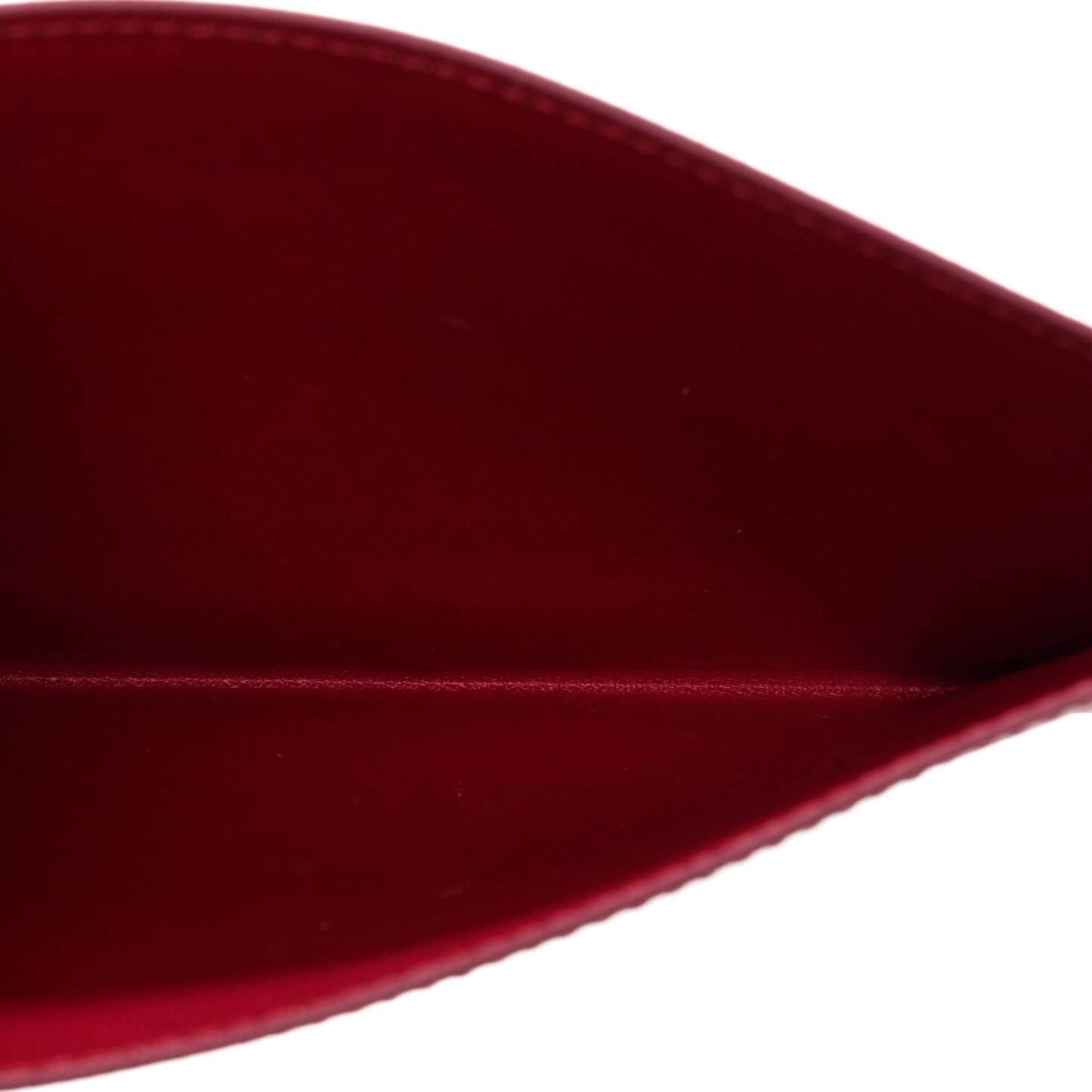 Calfskin Felicie Card Holder Insert Fuchsia