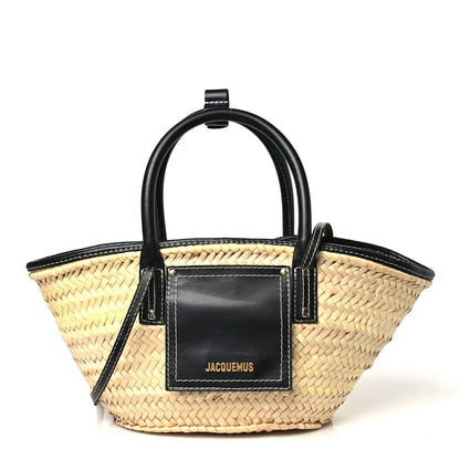 Jacquemus Raffia Le Petit Panier Soli Black 1 of 10
