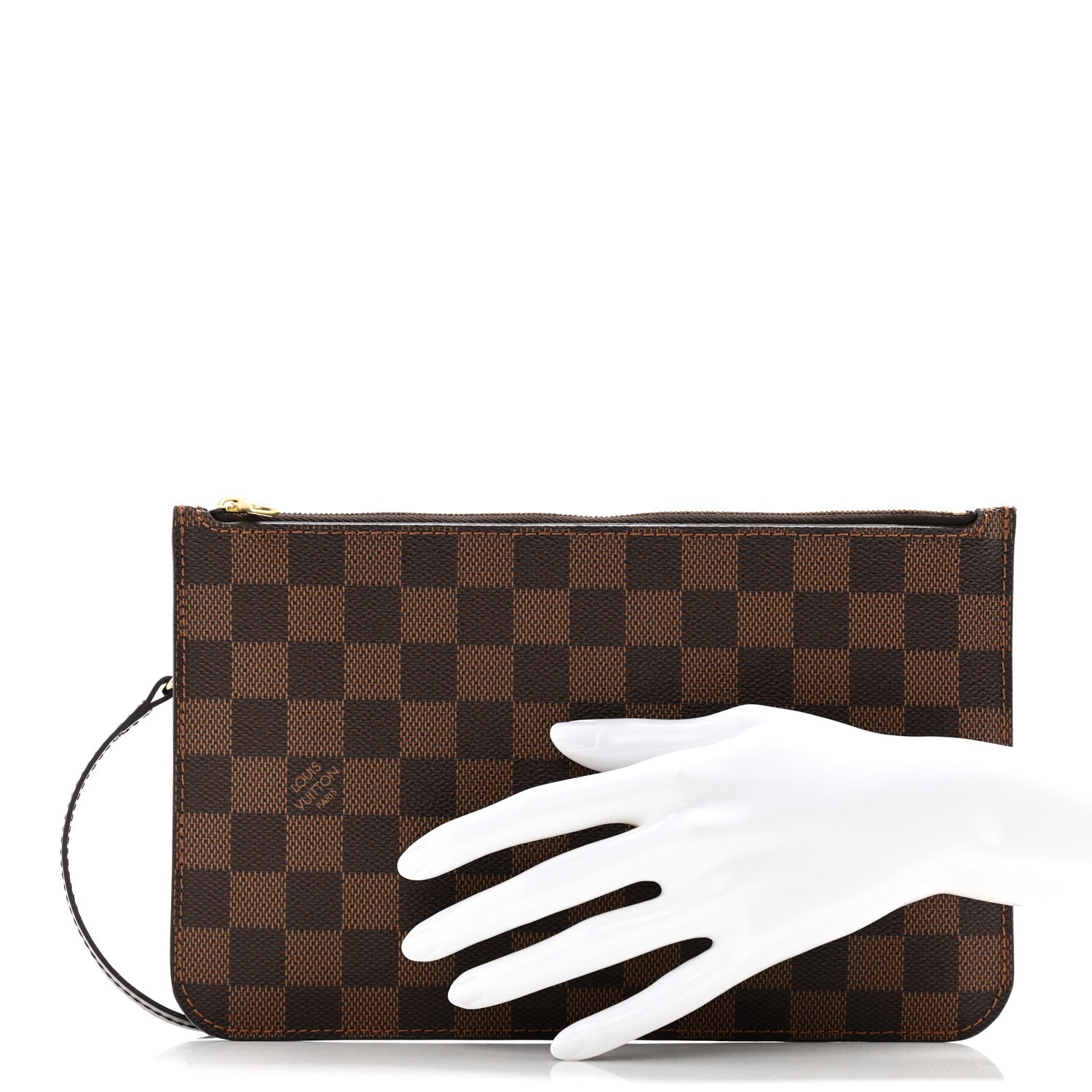 Louis Vuitton Damier Ebene Neverfull MM GM Pochette 2 of 9