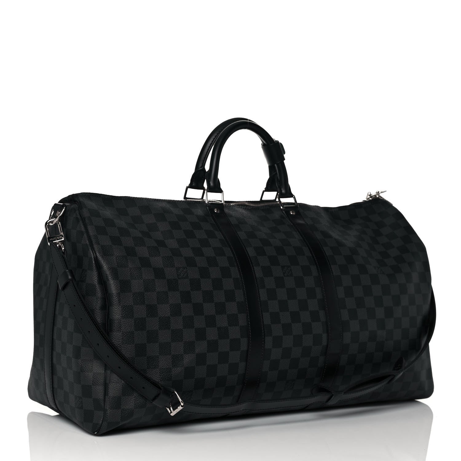 Louis Vuitton Damier Graphite Keepall Bandouliere 55 3 of 13