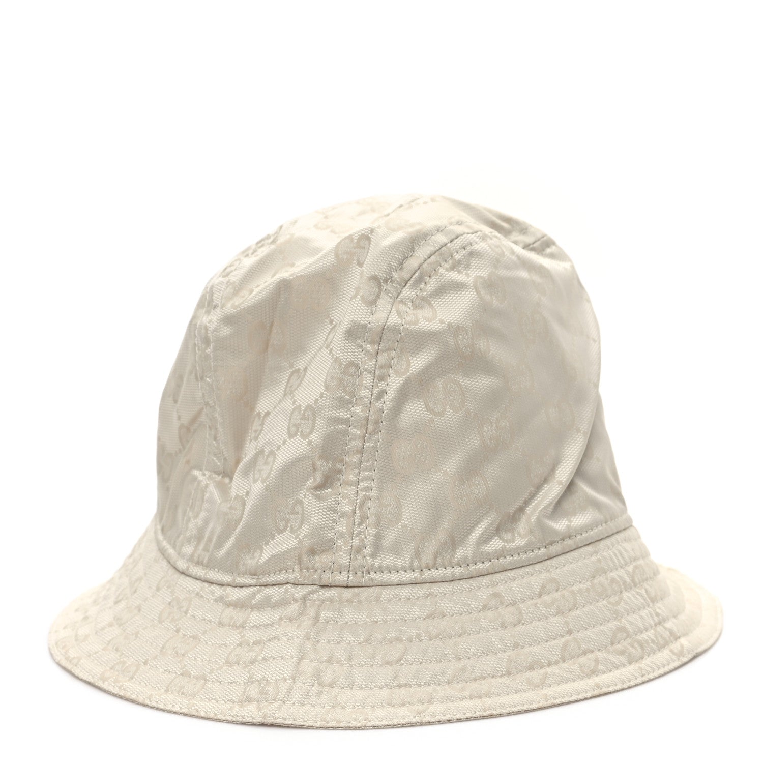 Gucci Nylon Monogram Bucket Hat XL Beige 1 of 8