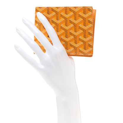 Goyard Goyardine Bi-Fold Victoire PM Wallet Yellow 2 of 7
