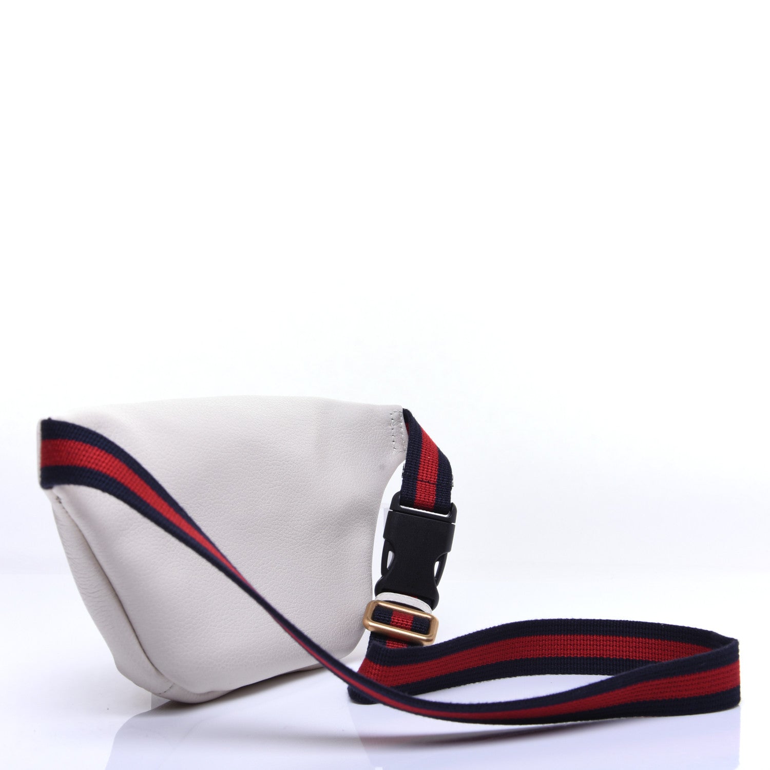 Gucci Grained Calfskin Small Logo Belt Bag White 3 of 10