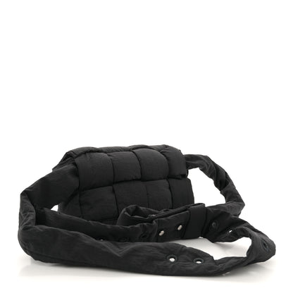 Bottega Veneta Nylon Intrecciato Padded Tech Mini Cassette Belt Bag Black 3 of 9