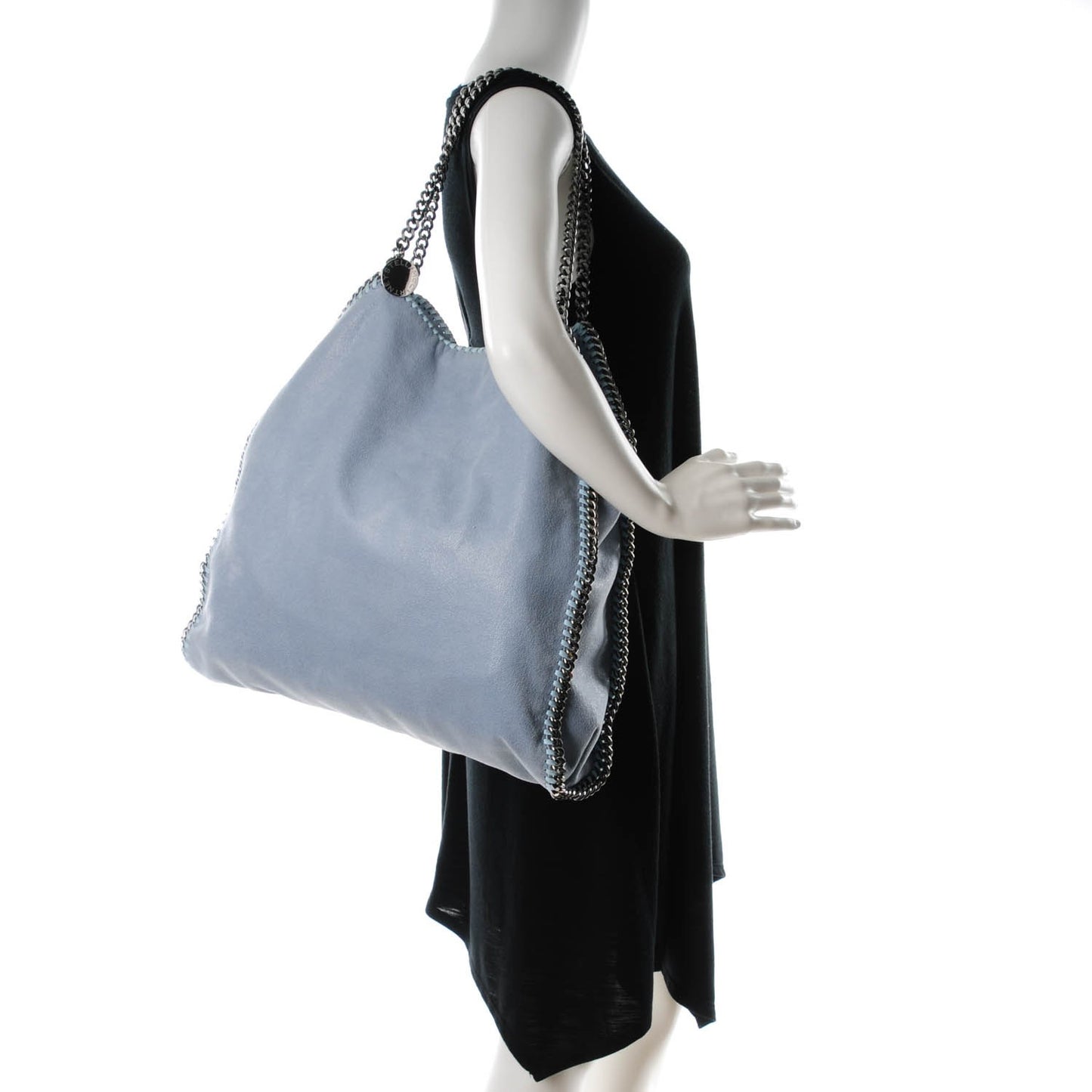 Shaggy Deer Big Falabella Tote Duck Blue