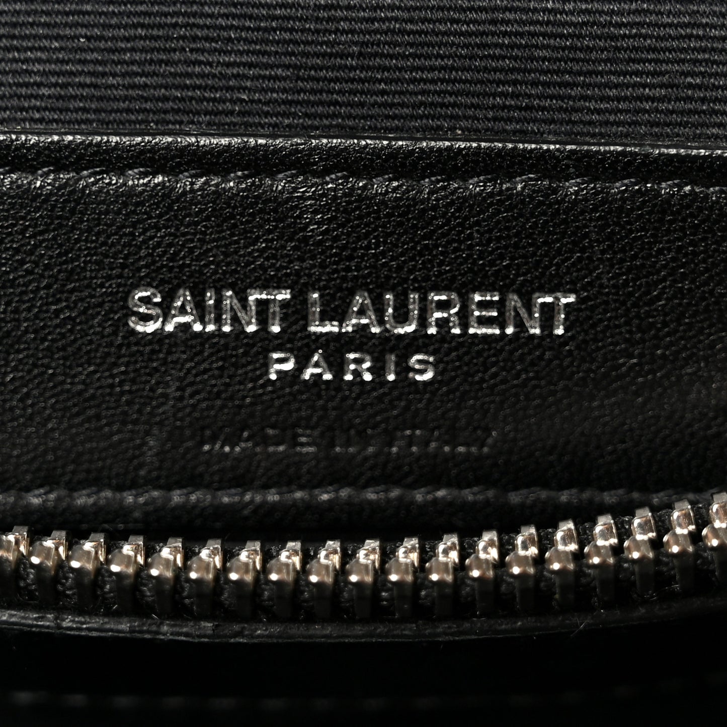 Calfskin Y Quilted Monogram Medium Loulou Chain Satchel Black