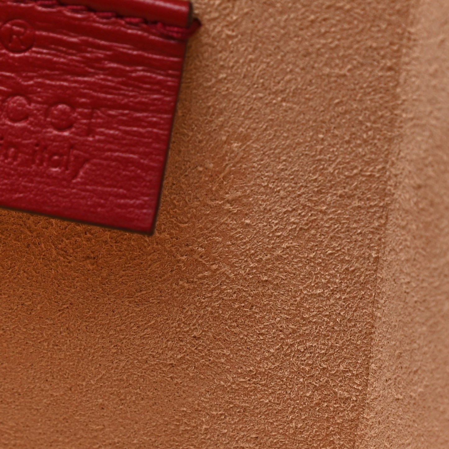 Calfskin Hexagon GG Torchon Key Box Bag New Cherry Red Oro