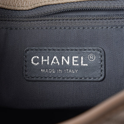 Chanel Caviar Quilted Large French Riviera Flap Beige 6 of 20