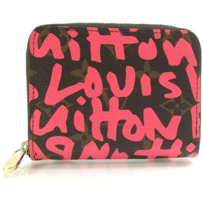 Louis Vuitton Monogram Graffiti Zippy Coin Purse Fuchsia 1 of 6