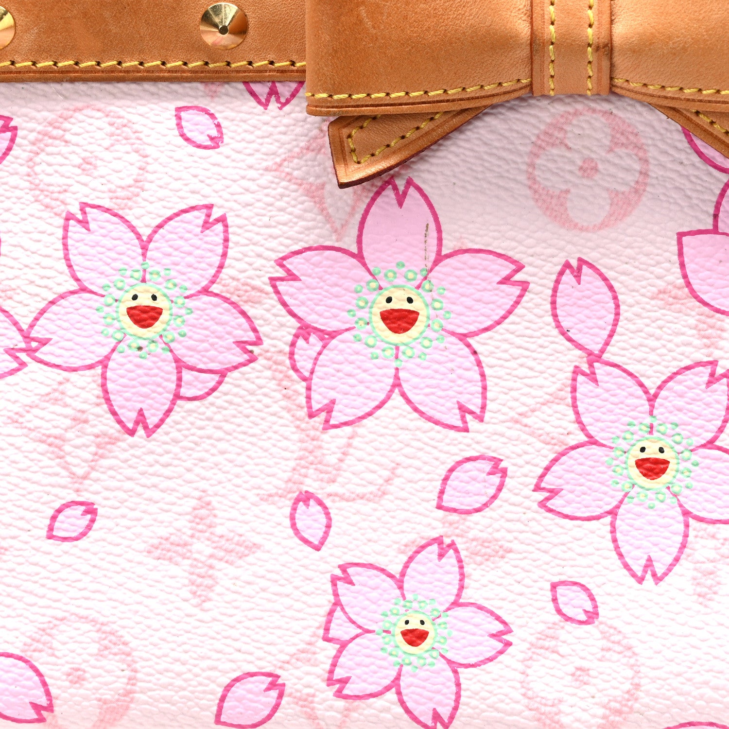 Louis Vuitton Monogram Cherry Blossom Pochette Accessories Pink 7 of 13