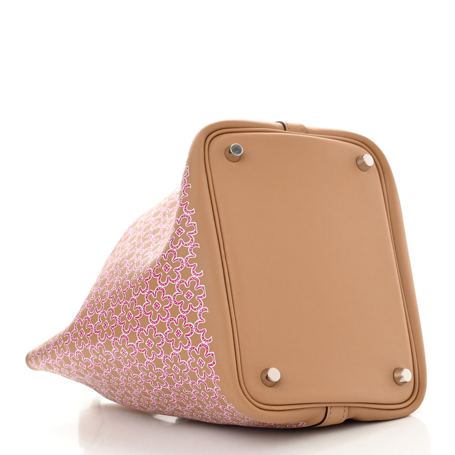 Swift Lucky Daisy Picotin Lock 18 PM Chai Rose White