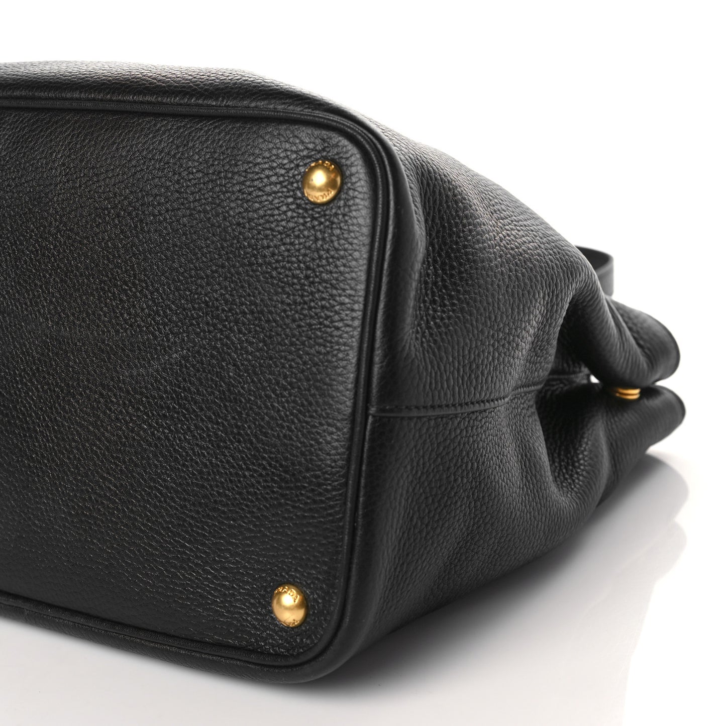 Vitello Daino Tote Black