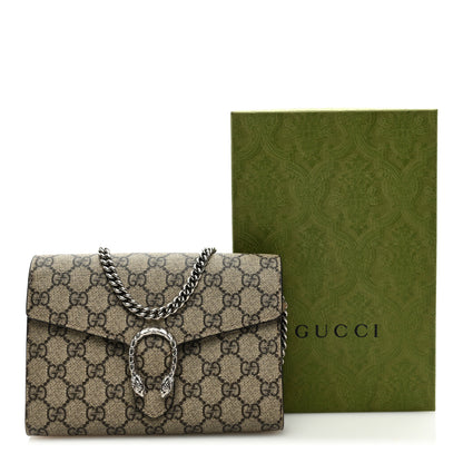Gucci GG Supreme Monogram Mini Dionysus Chain Wallet Beige Taupe 9 of 9