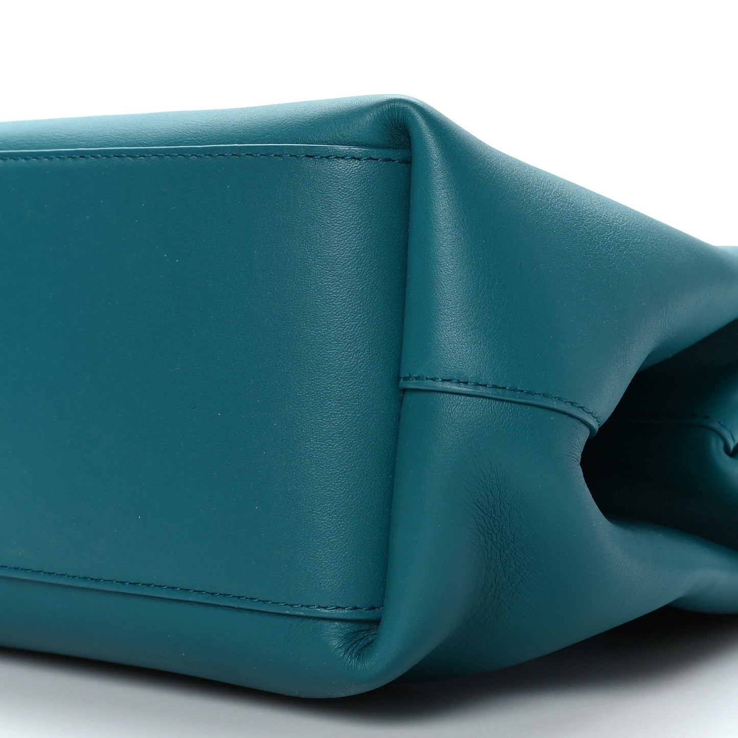 Calfskin Medium The Point Triangle Bag Mallard