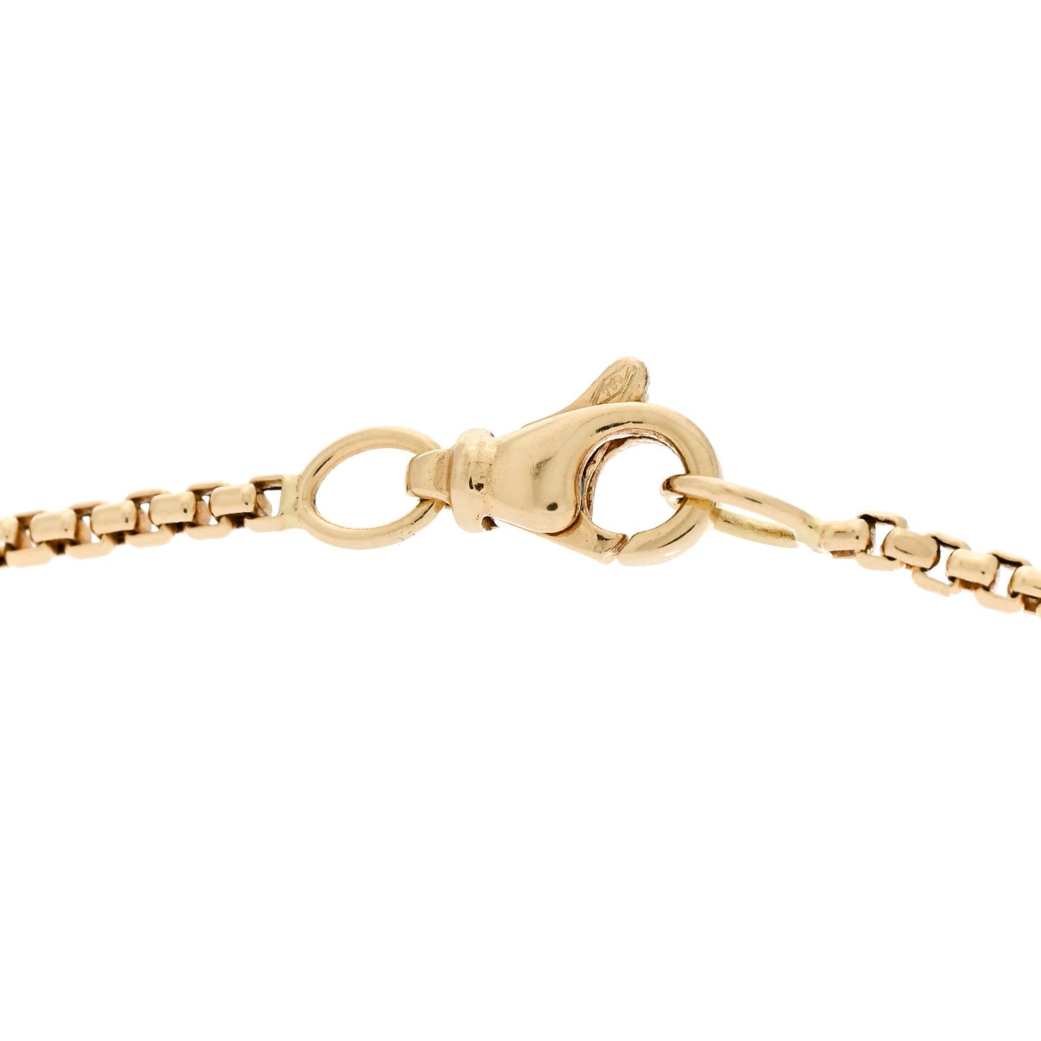 David Yurman 18K Yellow Gold 1.7mm Box Chain Necklace 22" 5 of 5