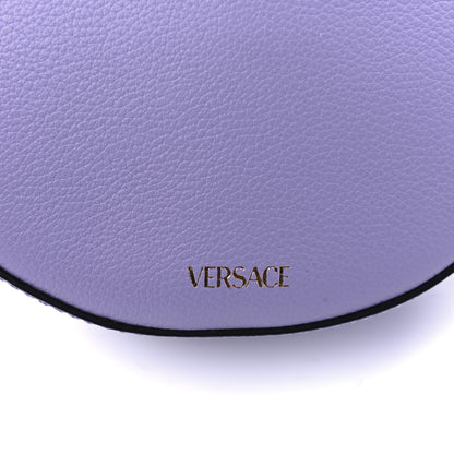 Versace Calfskin La Medusa Round Camera Bag Lilac 8 of 10