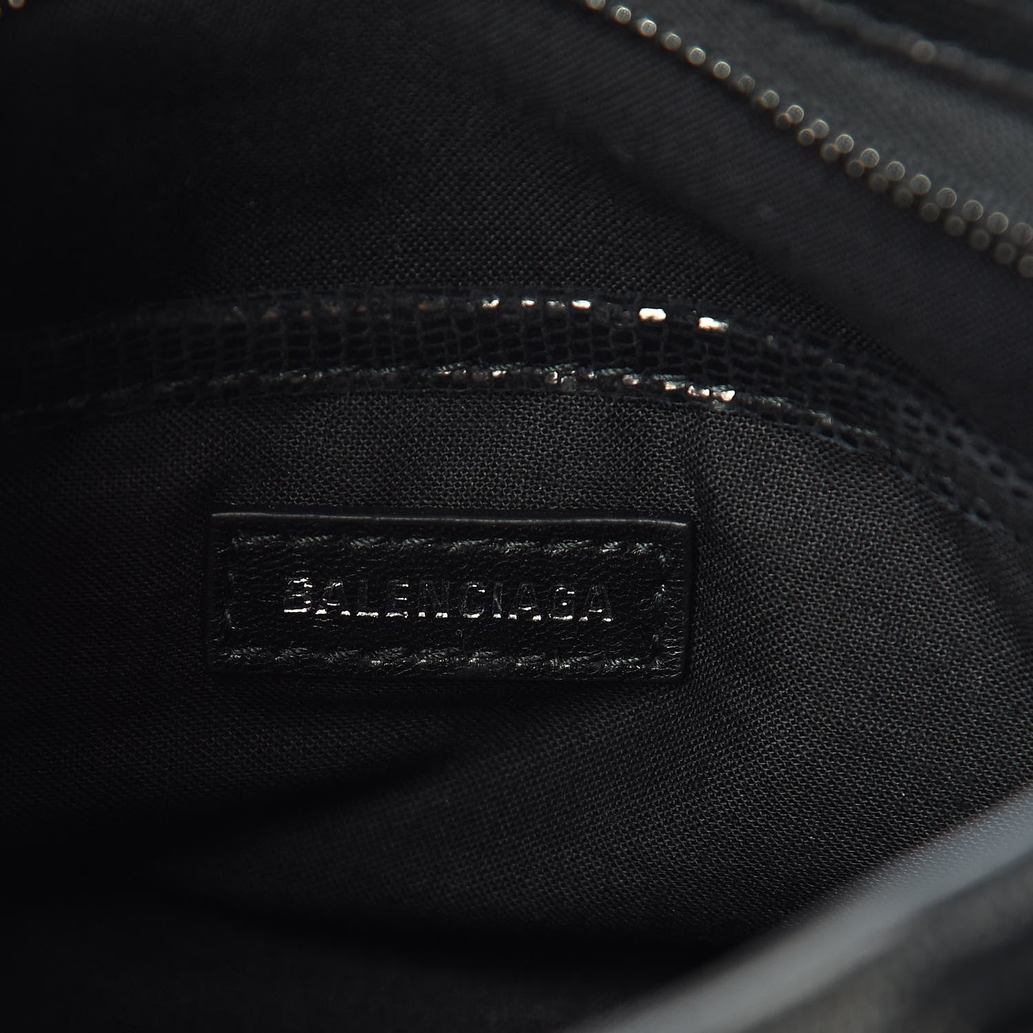 Balenciaga Lizard Embossed Agneau Silver Metallic Edge Hardware Nano City Black 6 of 10