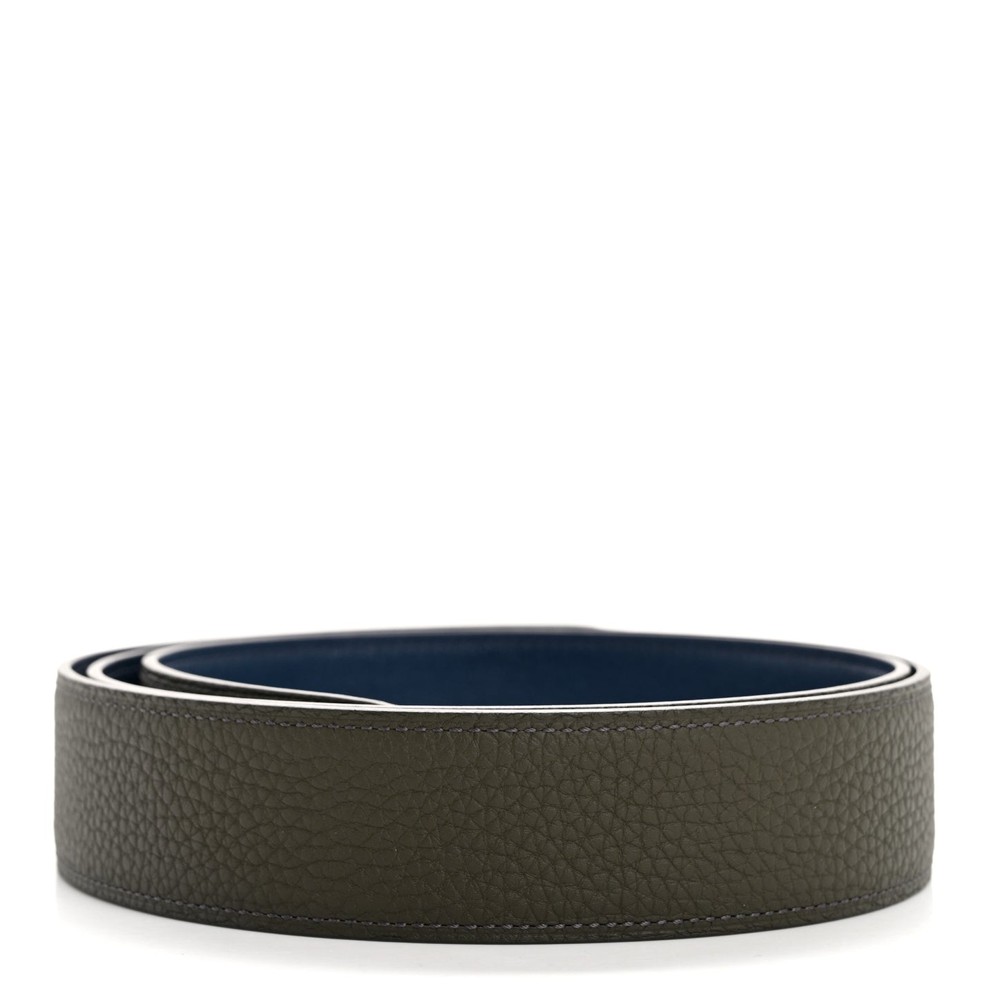 Box Togo 38mm Belt Strap 110 44 Bleu Saphir Etain