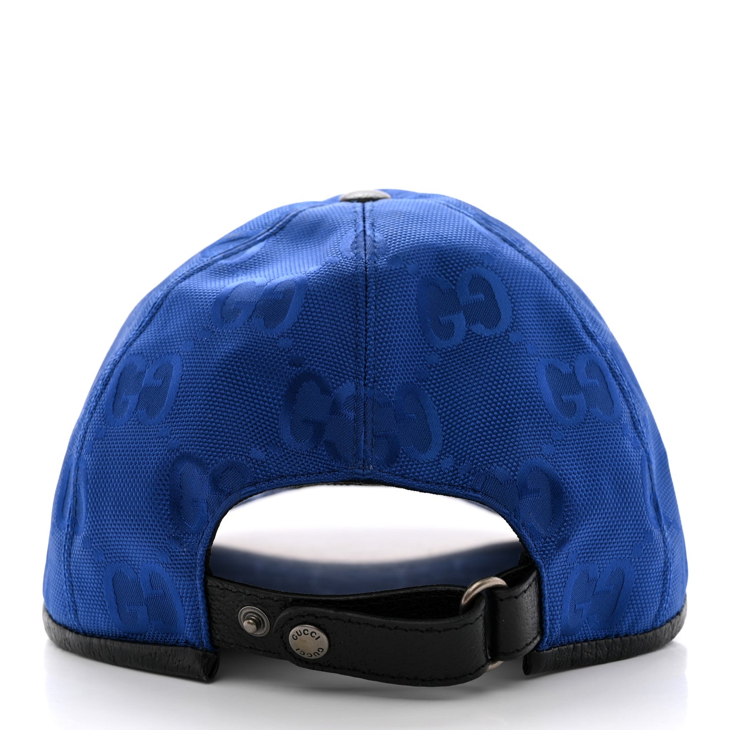 Econyl Nylon Monogram Off The Grid Baseball Hat L Orient Blue Black