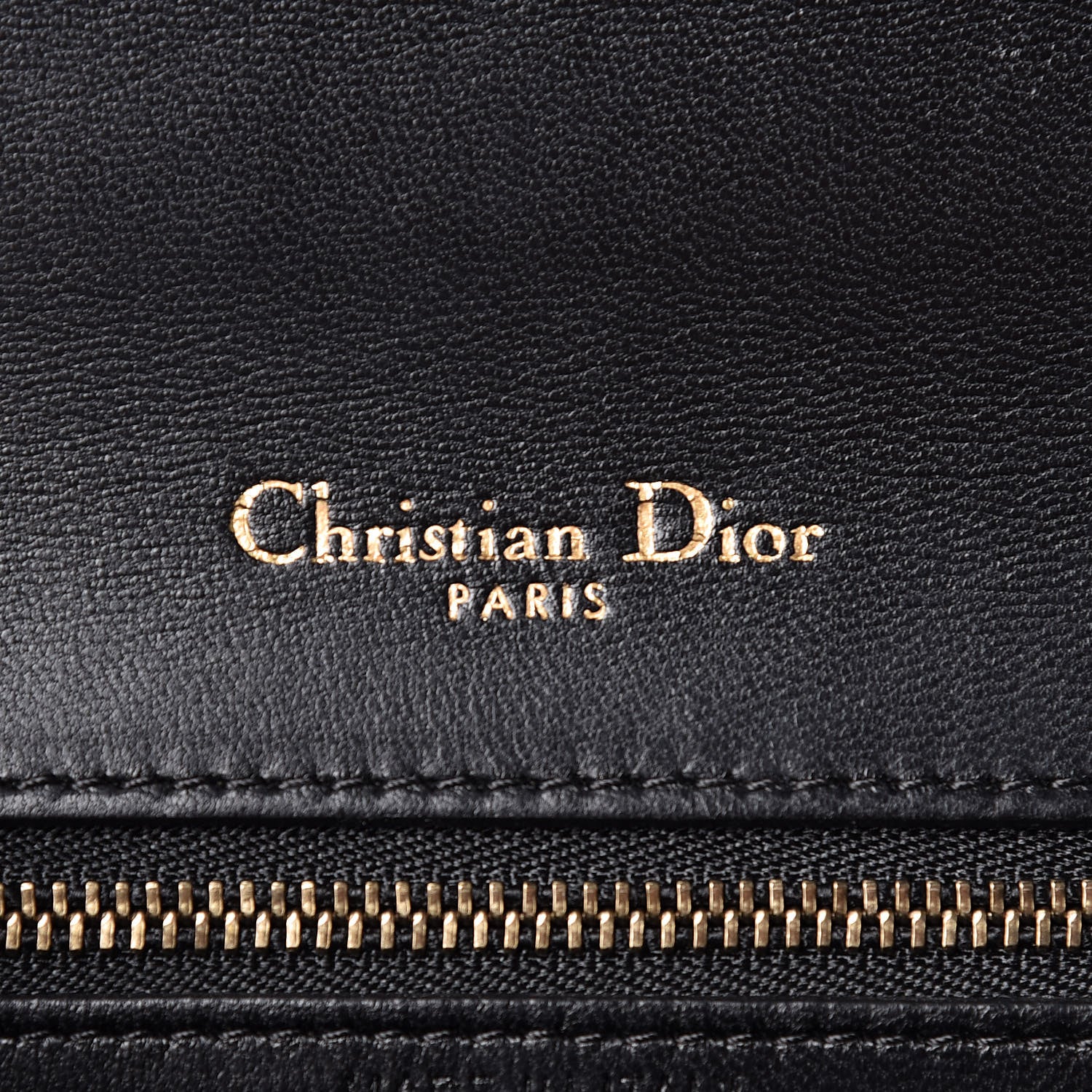 Christian Dior Lambskin Studded Medium Diorama Flap Bag Black 6 of 13
