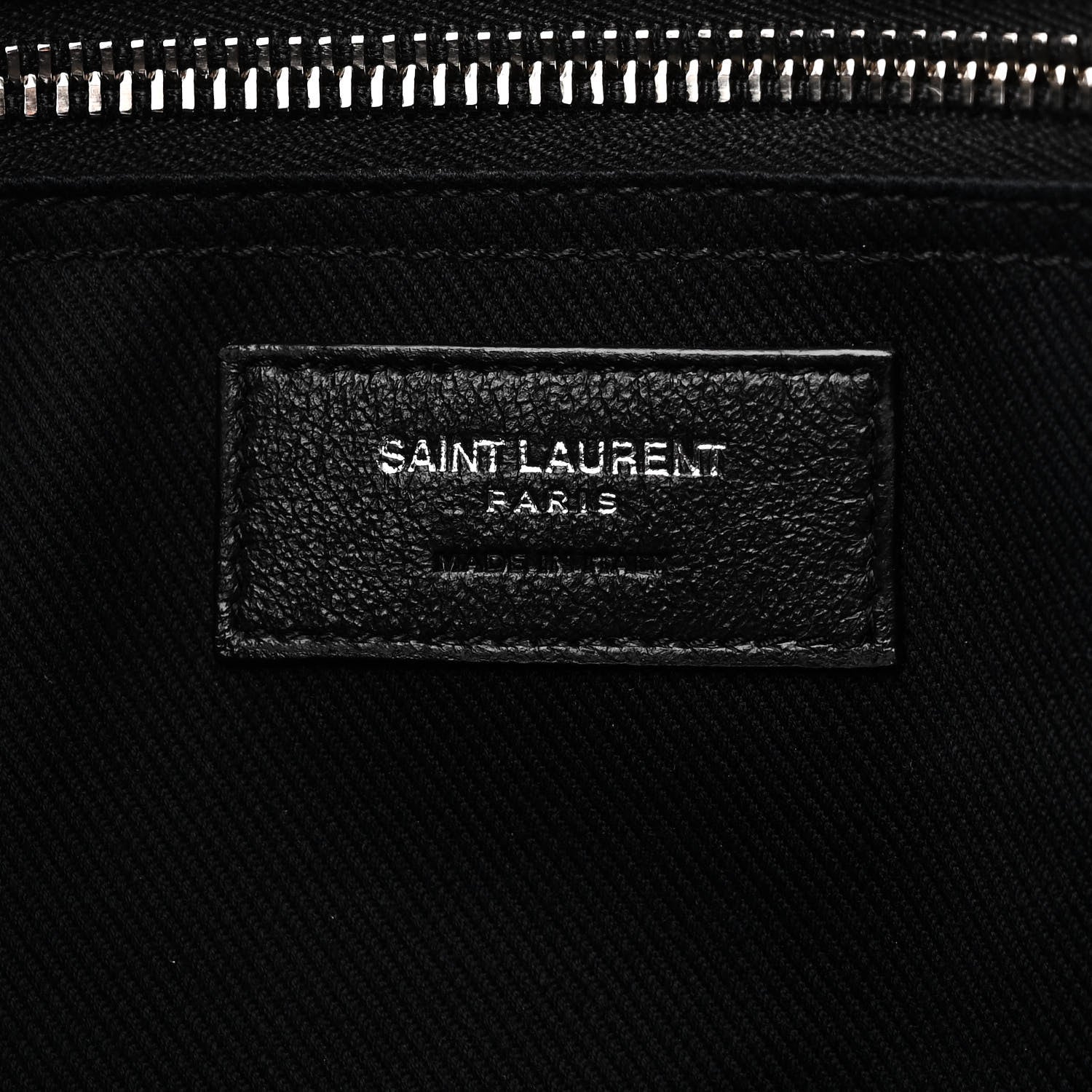 Saint Laurent Vitello Large Rive Gauche Tote Black 6 of 10