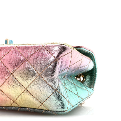 Chanel Metallic Goatskin Quilted Mini 2.55 Reissue Flap Multicolor Multicolor 10 of 11