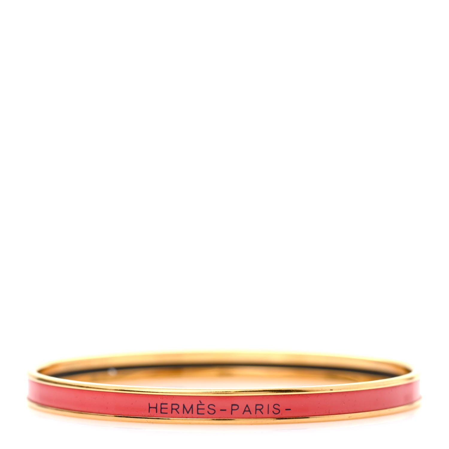 Hermes Enamel Printed Extra Narrow Printed Bracelet 65 1 of 5